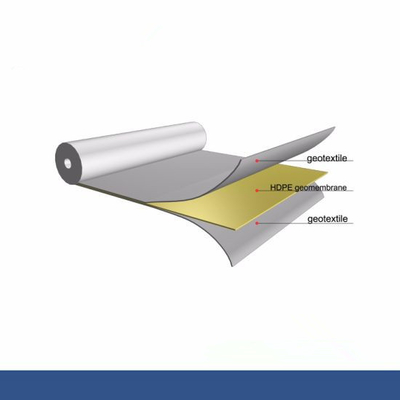 0.75 1.5mm 3mm Halus Komposit Geomembrane HDPE Liner Roll Tunnel Landfill