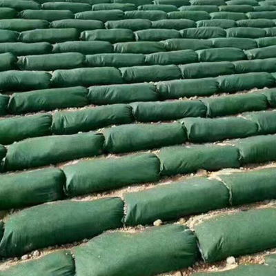 Ekologi Woven Geotextile Geobag Ce ISO9001 River Bank Lebar 7m
