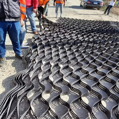Plastik HDPE Geocell untuk Konstruksi Jalan Geocell Ground Grid Geocell