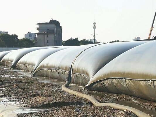 1.8m Tinggi Geotextile Dewatering Tabung Menyediakan 12.6m Lingkar dan 200 200kn Kekuatan tarik Dirancang untuk Penghapusan Air
